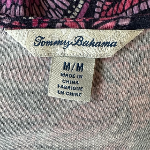 Navy, Purple, and Pink Tommy Bahama Vacation Summer Dress - Picture 3 of 6